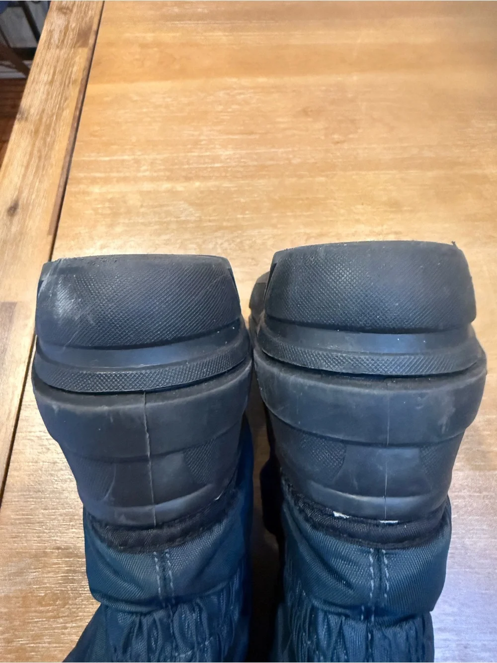 Sorel Youth Flurry Winter Snow Boot Waterproof Black Blue Sz US 4 EU 35